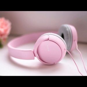 PINK SONY HEADPHONES